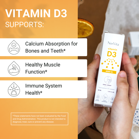 Vitamin D3 Spray 4000 IU (215 Servings)