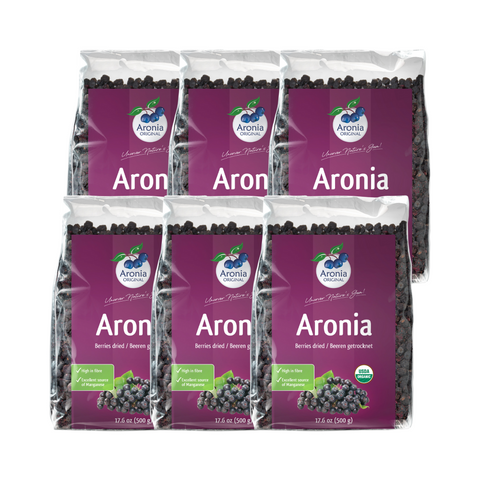 Organic Aronia Berries Dried 500 g (17.6 oz)