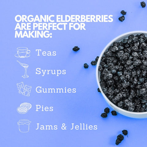 passionbio dried organic elderberries how to use